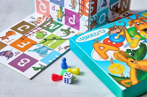 ABC Zoo, Letter Game, Language Development Toy, Alphabet Board Games for Kids, Ages 4+ in Saudi Arabia