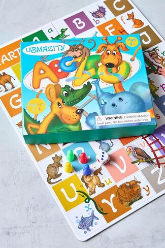 ABC Zoo, Letter Game, Language Development Toy, Alphabet Board Games for Kids, Ages 4+ in Saudi Arabia