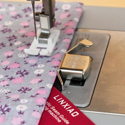 مسطرة دليل التماس ودليل خياطة مغناطيسي لماكينة الخياطة، 6 قطع من ملحقات ماكينة الخياطة تحتوي على شريط قياس وقدم ضغط لماكينة الخياطة in Kuwait