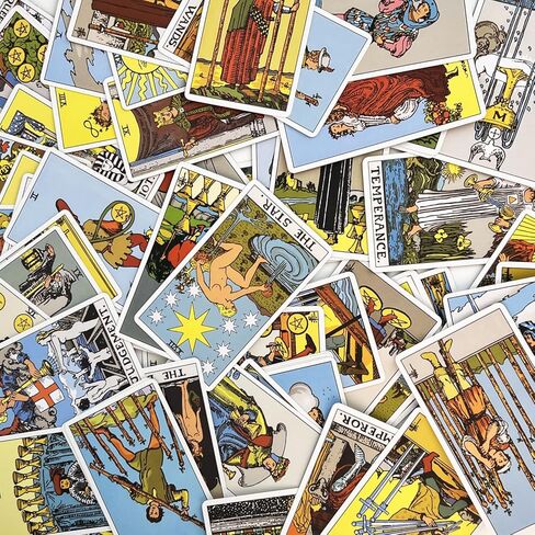 IXIGER Classic Tarot Cards Deck with Guide Book 78pcs Tarot Cards for Beginners to Advanced, Dark Tarot Deck, Durable Oracle Cards in Kuwait