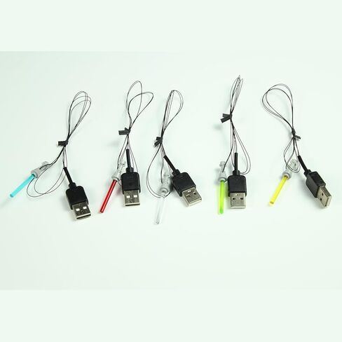 مجموعة إضاءة LED ANGFJ Lightsaber تعمل بمنفذ USB، متوافقة مع شخصيات Lego Star Wars، إضاءة DIY، تحتوي على خمسة ألوان in Kuwait