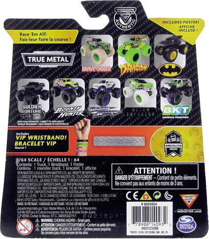 Monster Jam, Official Salvager Truck, Die-Cast Vehicle, Wreckless Trucks Series, 1:64 Scale in Saudi Arabia