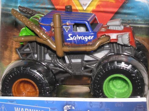 Monster Jam, Official Salvager Truck, Die-Cast Vehicle, Wreckless Trucks Series, 1:64 Scale in Saudi Arabia