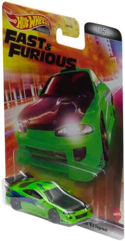HOT WHEELS Retro Entertainment Collection,Mitsubishi Eclipse, TV, & Video Games, Iconic Replicas for Play or Display, Gift for Collectors in Saudi Arabia