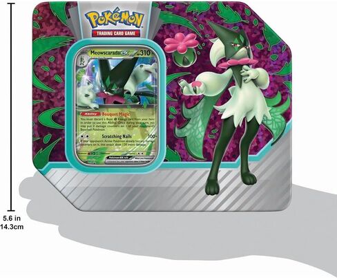 Pokemon TCG: Paldea Partners Meowscarada EX Tin in Saudi Arabia