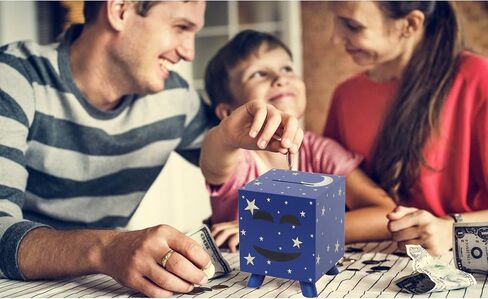 Piggy Bank for Boys, Piggy Bank for Kids Coin Bank for Girls and Boys, Medium Size Piggy Banks, Practical Gifts for Birthday, Christmas, Baby Shower. in Saudi Arabia