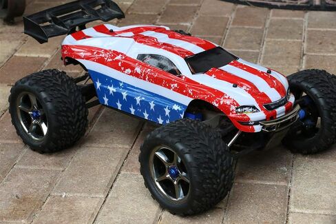 SummitLink Compatible Custom Body Flag Strip Style Replacement for 1/10 Scale RC Car or Truck (Truck not Included) ER-ST-01 in Saudi Arabia