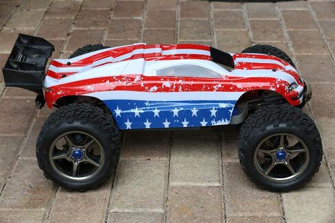 SummitLink Compatible Custom Body Flag Strip Style Replacement for 1/10 Scale RC Car or Truck (Truck not Included) ER-ST-01 in Saudi Arabia