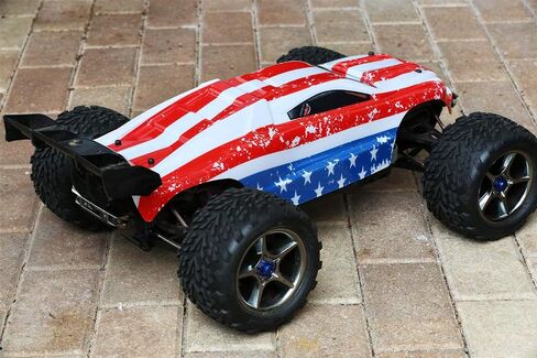 SummitLink Compatible Custom Body Flag Strip Style Replacement for 1/10 Scale RC Car or Truck (Truck not Included) ER-ST-01 in Saudi Arabia