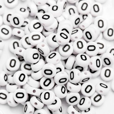 500Pcs Acrylic Letter Beads 7x4mm Alphabet Beads for Jewelry Making Vowel Letter A E I O U Beads for Bracelets Making Necklaces DIY in Kuwait