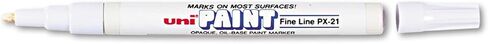 Uni-Paint PX-21 Oil-Based Paint Marker, Fine Point, White, 1-Count in Saudi Arabia