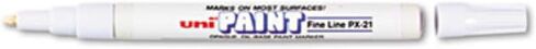 Uni-Paint PX-21 Oil-Based Paint Marker, Fine Point, White, 1-Count in Saudi Arabia