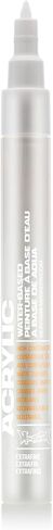 Montana Cans Acrylic Paint Marker, 0.7mm, Extra-Fine Nib, Shock White Pure (045358) in Kuwait