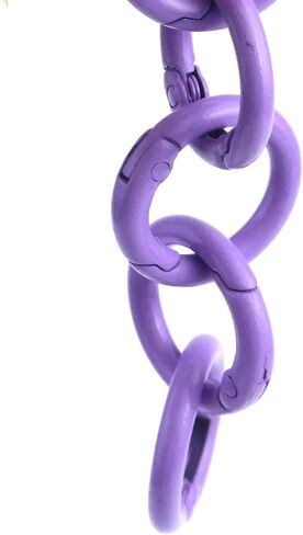 Savagrow 20pcs Metal Spring O Rings Clip Round Carabiner Snap Buckle DIY Accessories, White in Kuwait