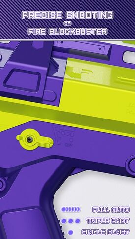 YaGee Reciprocating Splatter Ball Blaster with 150+ Foot Range, Extreme Power with Supersized Extended Playtime for Outdoor Activities & Team Games, 10k Rounds Fun for Adult in Kuwait