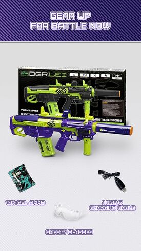 YaGee Reciprocating Splatter Ball Blaster with 150+ Foot Range, Extreme Power with Supersized Extended Playtime for Outdoor Activities & Team Games, 10k Rounds Fun for Adult in Kuwait