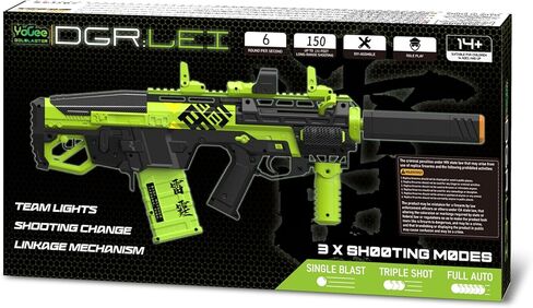 YaGee Reciprocating Splatter Ball Blaster with 150+ Foot Range, Extreme Power with Supersized Extended Playtime for Outdoor Activities & Team Games, 10k Rounds Fun for Adult in Kuwait
