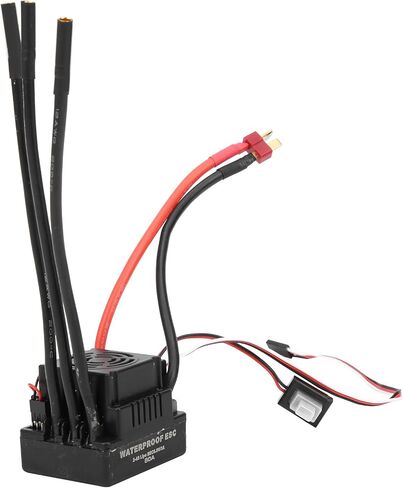 Brushless ESC, RC Electric Speed Controller Waterproof Electric Speed Controller Accessory for 1/8 RC Car in Kuwait