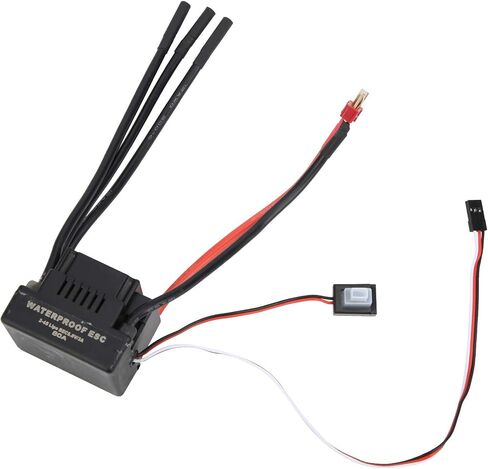 Brushless ESC, RC Electric Speed Controller Waterproof Electric Speed Controller Accessory for 1/8 RC Car in Kuwait