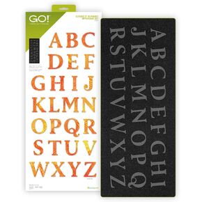 أكيوكويلت اذهب! قالب قطع قماش بأحرف أبجدية كلاسيكية مقاس 2 بوصة in Kuwait