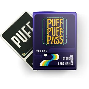 Puff Puff Pass Vol. 2: The Card Game for Stoners w/ 109 Hilarious Trivia, Conversation Starters, Would You Rathers, and More. in Saudi Arabia