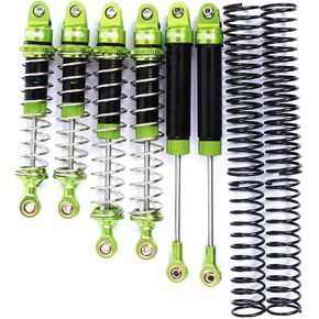 RCAWD Full Alloy Shocks for Losi 1/10 Hammer Rey Front Rear Shock U4 4WD Rock Racer Green