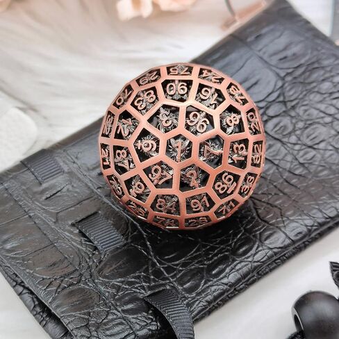 D100 Dice DND Hollow Dragon Dice، Polyhedron Dungeons & Dragons TRPG Board Game مجموعة نرد 100 جانب (ملطخة بالدم) (حقيبة تخزين جلدية مجانية) in Kuwait