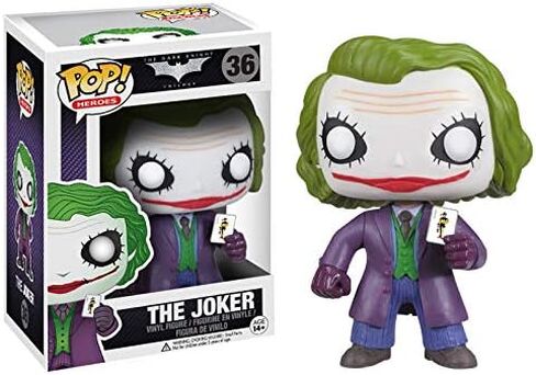 Funko POP Heroes : Dark Knight Movie The Joker Vinyl Figure in Saudi Arabia