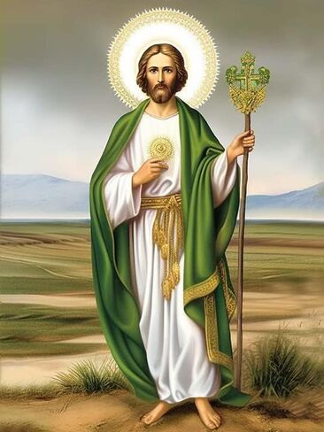 Jungobiu 5D الماس مجموعات الطلاء يسوع، DIY الماس الفن الصحراء مجموعات الطلاء مع الماس الحفر الكامل جولة الكريستال حجر الراين التطريز المستخدمة للمنزل مكتب الجدار الديكور 12x16 بوصة in Kuwait