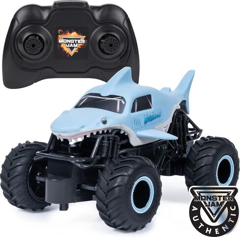 Monster Jam, Official Megalodon Remote Control Monster Truck, 1:24 Scale, 2.4 GHz, for Ages 4 and Up in Saudi Arabia