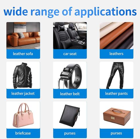 Cerca de Leather Glue，Adhesive Clear Color, Soft，Strong, Waterproof，Glue for Leather Repair and bonding，2oz in Kuwait