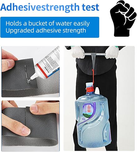 Cerca de Leather Glue，Adhesive Clear Color, Soft，Strong, Waterproof，Glue for Leather Repair and bonding，2oz in Kuwait