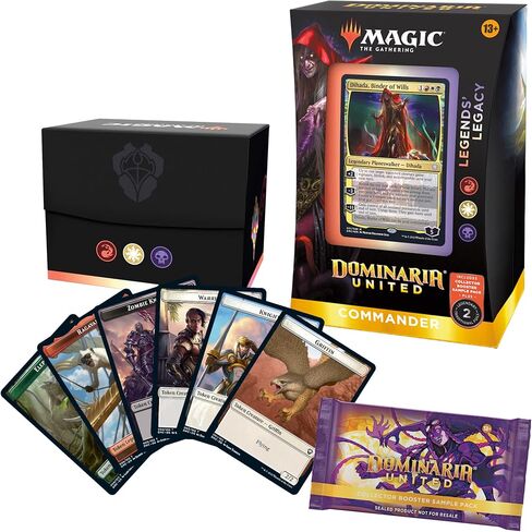Magic: The Gathering Dominaria United Commander Deck – Legends' Legacy + Collector Booster Sample Pack in Saudi Arabia