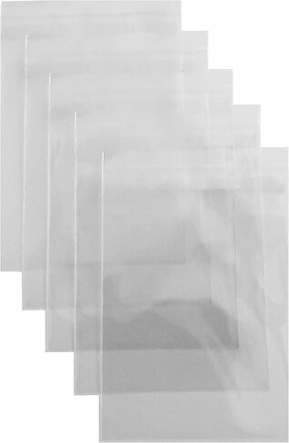 200ct Adhesive Treat Bags 1 x 10 Clear - 1.4 mils Thick Self Sealing OPP Plastic Bags/Clear Flat Cello Bags in Kuwait