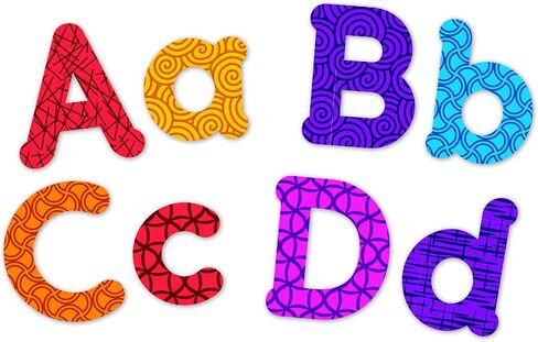 Learning Resources Colorful Magnetic Uppercase and Lowercase Letters, Whiteboard Accessories, 82 piece set, Ages 3+ in Saudi Arabia