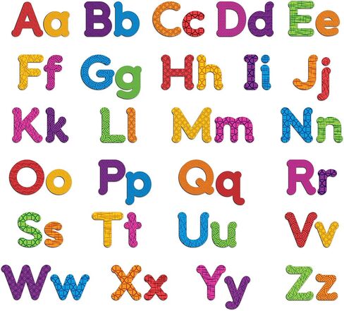 Learning Resources Colorful Magnetic Uppercase and Lowercase Letters, Whiteboard Accessories, 82 piece set, Ages 3+ in Saudi Arabia