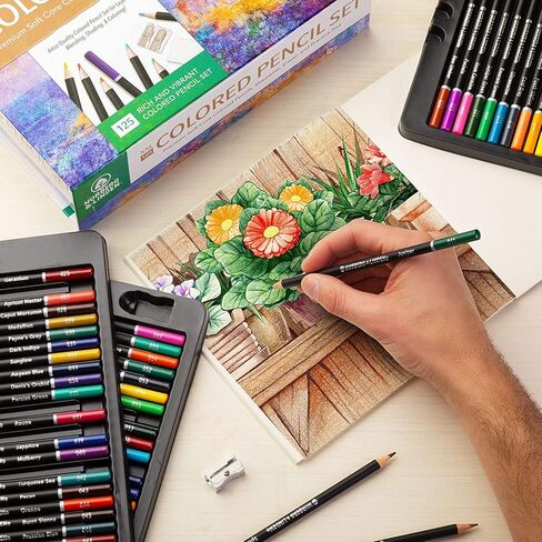 Norberg & Linden Colored Pencils for Adult Coloring, Premium 72 Color Pencils, Soft Core Coloring Set, Art Craft Supplies Gift for Kids and Beginners in Kuwait