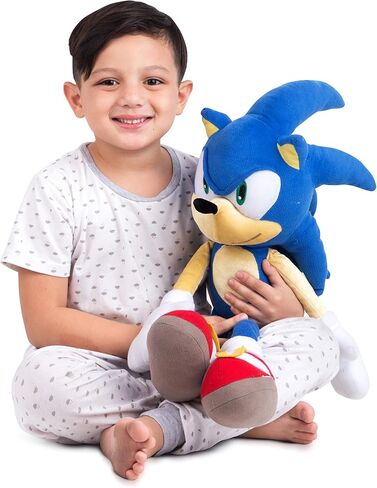 Franco Sonic The Hedgehog Super Soft Plush Cuddle Buddy and Beach Towel Bundle in Kuwait