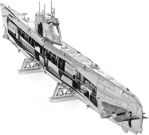 Metal Earth German U-Boat Type XXI 3D Metal Model Kit Bundle with Tweezers Fascinations in Saudi Arabia