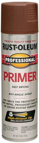 بخاخ تمهيدي احترافي من Rust-Oleum 7569838-6PK، 15 أونصة، أحمر مسطح، 6 عبوات in Kuwait