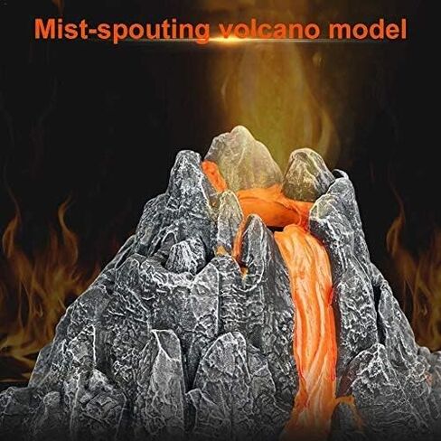 Erupting Volcano Model Dinosaur Toys with Mat & Trees,Dinosaur Playset Science Kit for Kids 3-5 in Saudi Arabia