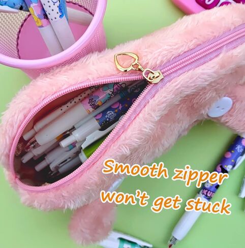 مقلمة لطيفة من كويسويم، مقلمة يابانية كاواي للوازم المدرسية، حقيبة قرطاسية وحامل حقيبة (خنزير بينك) in Kuwait