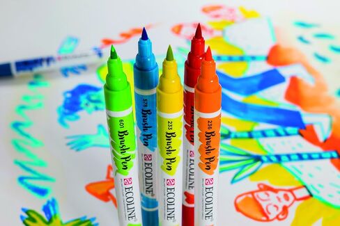 Ecoline Liquid Watercolor Brush Pen, Set of 5 - Beige Pink (11509911) in Saudi Arabia