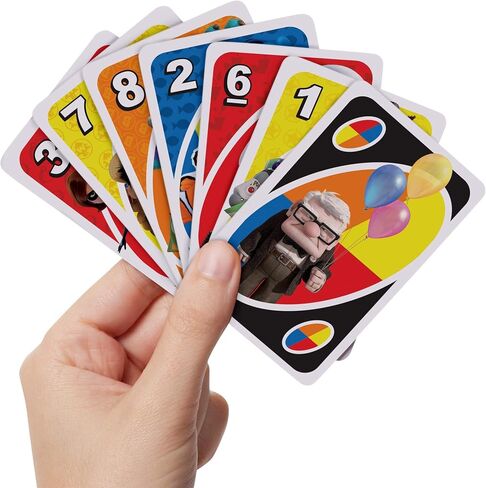 Mattel Games UNO Pixar 25th Anniversary Card Game with 112 Cards & Instructions in Storage Tin for Players 7 Years & Older, Kid, Family & Adult Game Night in Saudi Arabia