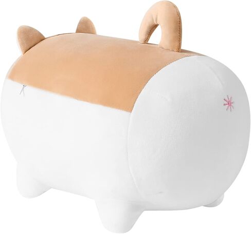 Ditucu 19.6 inch Shiba Inu Stuffed Animal Toy Cute Anime Corgi Akita Dog Plush Pillow Kawaii Plushie Best Gifts for Kids Black in Kuwait