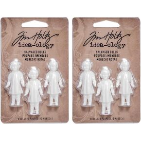 زينة دمى Tim Holtz Idea-Ology التي تم إنقاذها - عنصرين - حزمة من عبوتين in Kuwait