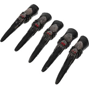 5pcs False Nail Set Halloween Plastic Mars