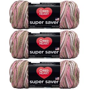Red Heart Super Saver Yarn (3-Pack) Pink Camo E300-972 in Kuwait