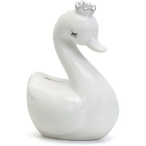 Child to Cherish Ceramic Swan Piggy Bank, Hana The Swan