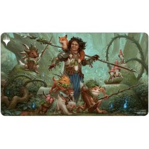 Ultra Pro - Wilds of Eldraine Playmat Ellivere of The Wild Court for Magic: The Gathering, MTG Card Playmat, Use as Oversize Mouse Pad, Desk Mat, Gaming Playmat, TCG Card Game Table Mat in Saudi Arabia